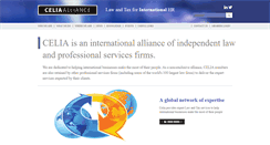 Desktop Screenshot of celiaalliance.com